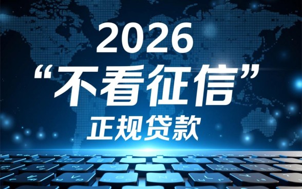 2026十大不看征信正规网贷有哪些