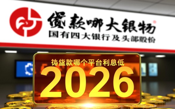 2026年贷款哪个平台利息低
