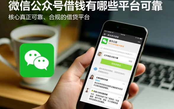 微信公众号借钱有哪些平台可靠
