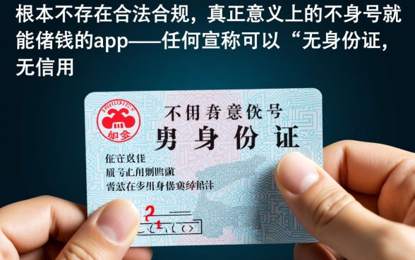 不用身份证号就能借钱的app是真的吗