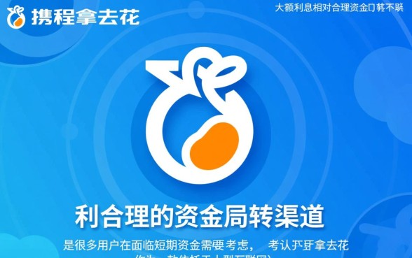 类似携程拿去花一样的借款口子有哪些