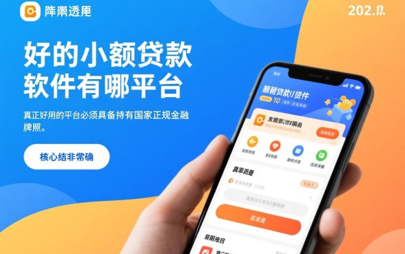 好用的小额贷款软件有哪些平台