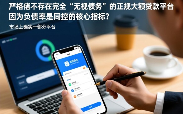 不看负债的大额贷款怎么申请最快