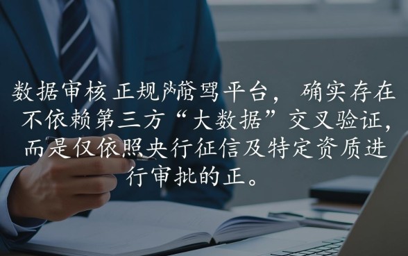 有没有不查看大数据的网贷平台