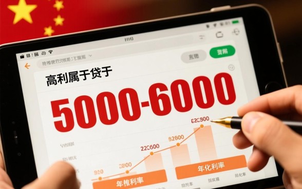 借5000还6000算高利贷吗