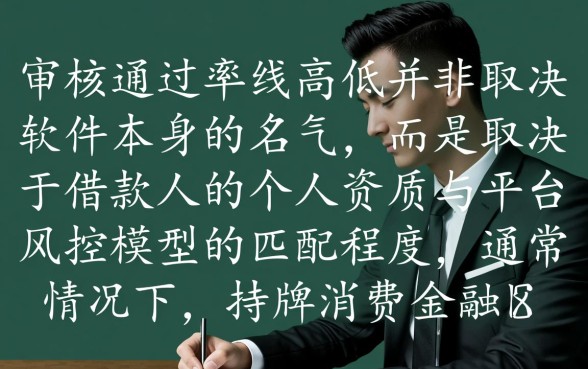 哪个大额贷款软件容易通过审核