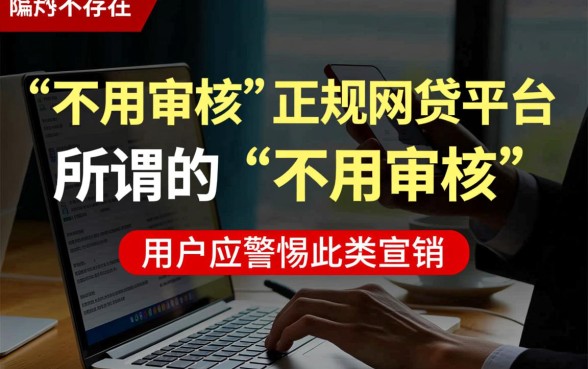 不用审核的网贷有哪些平台