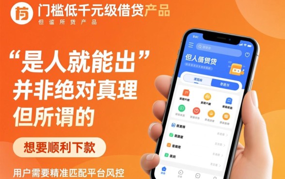 1000小贷是人就能出的口子吗