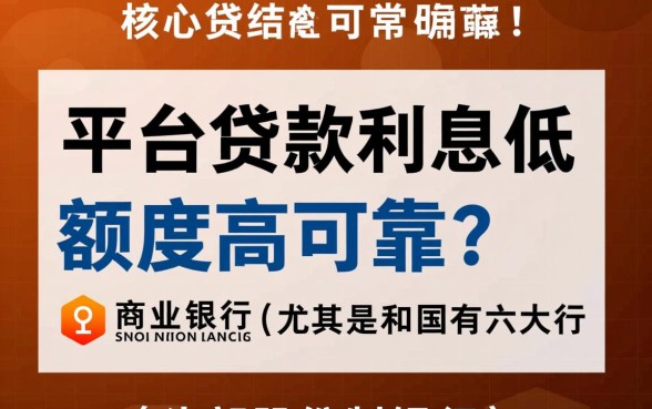 哪个平台贷款利息低额度高