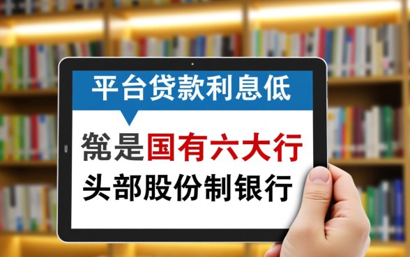 哪个平台贷款利息低额度高