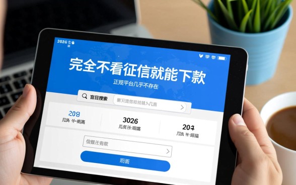 2026不看征信能下款的平台有哪些,怎么申请秒批 2026不看征信能下款的平台有哪些