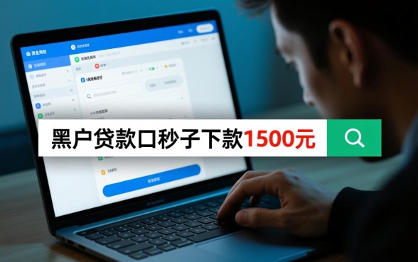 黑户贷款口子秒下款1500元,哪里可以借不用征信? 黑户贷款口子秒下款1500元