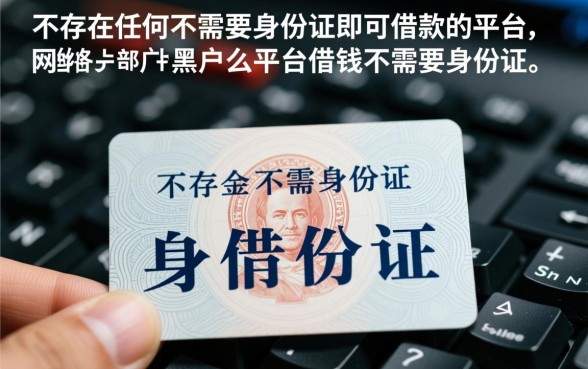 黑户什么平台借钱不需要身份证