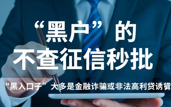 黑户有没有不上征信秒批的口子,2026黑户贷款哪里有 黑户有没有不上征信秒批的口子