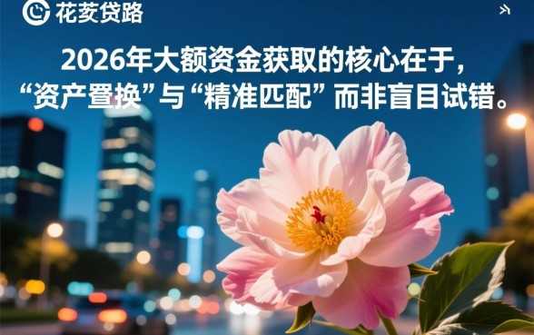 2026年大额贷款怎么申请