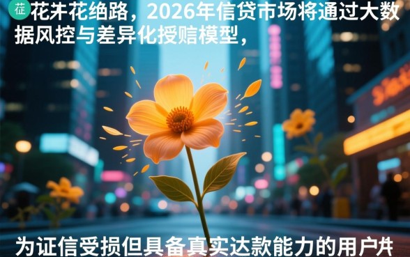 征信花也能下款的口子2026