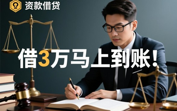 借3万马上到账私人放款合法吗