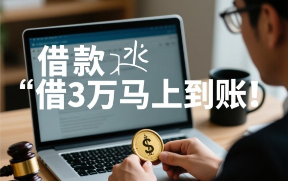 借3万马上到账私人放款合法吗