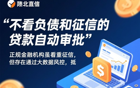 不看负债和征信的贷款自动审批