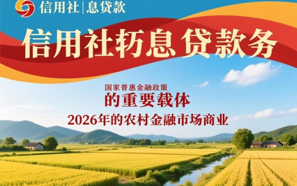 农村信用社贴息贷款是什么意思