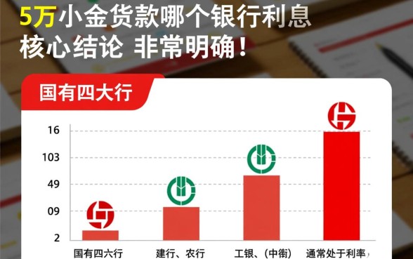 5万小额贷款哪个银行利息最低