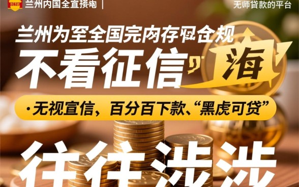 有没有不看征信的贷款平台兰州