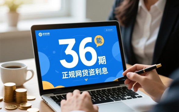 正规网贷利息低能分36期吗