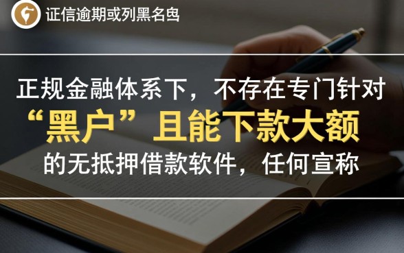 有什么软件黑户可以借款很多的