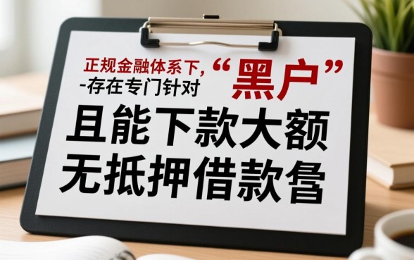 有什么软件黑户可以借款很多的