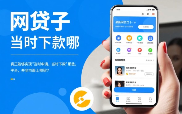最新网贷口子当时下款的有哪些