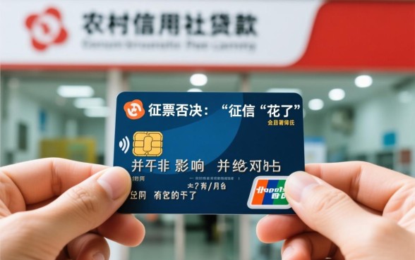 征信花了去农村信用社有影响吗
