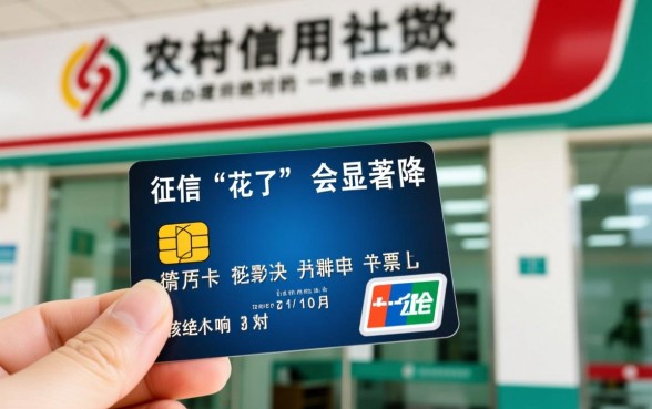 征信花了去农村信用社有影响吗
