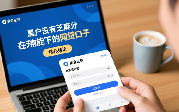 黑户没芝麻分能下款吗