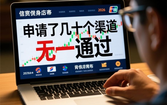 撸了几十个口子没有一个下款的