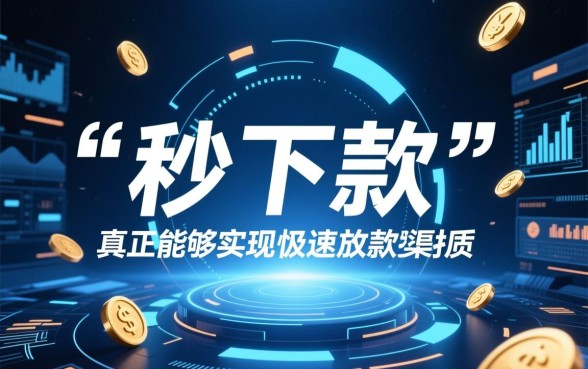 小额贷秒下款的贷款口子有什么