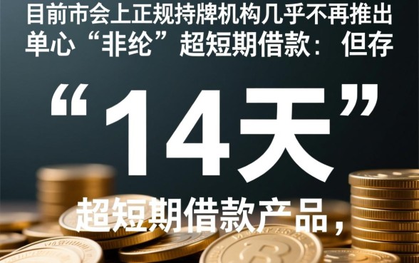有没有现在能下款的14天口子