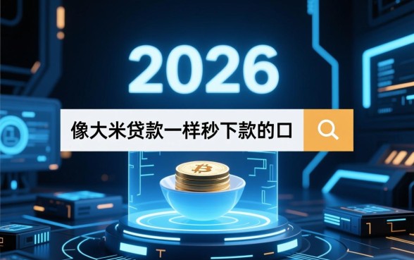 像大米贷款一样秒下款的口子吗