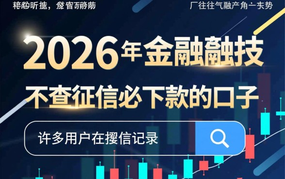 2026不查征信必下款的口子有哪些