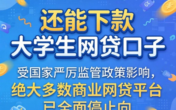 现在还能下款的大学生网贷口子