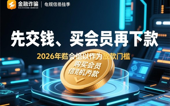 买会员就能下款的口子2026是真的吗
