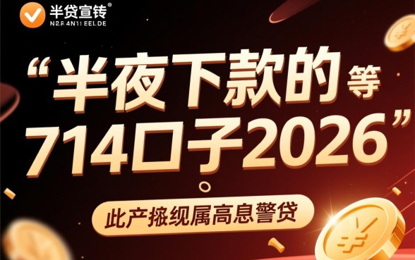 半夜下款的714口子2026是真的吗