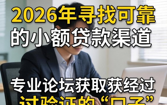 2026年小额贷款必下口子论坛有哪些