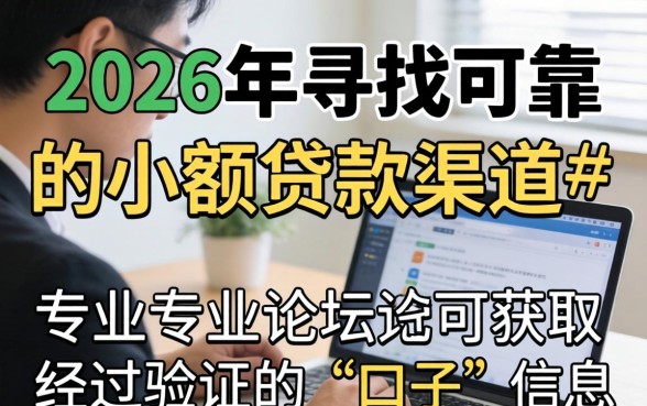 2026年小额贷款必下口子论坛有哪些