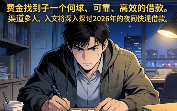 2026晚上秒下款的口子有哪些