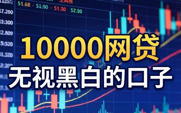 10000元网贷无视黑白户秒下款