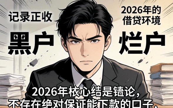 2026年黑户烂户必下款的口子有哪些