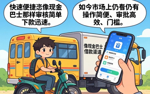 和现金巴士一样容易下款的口子推荐