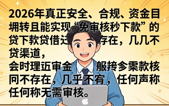 2026年免审核秒下款口子有哪些