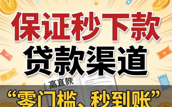 真的存在无门槛秒下款的口子吗