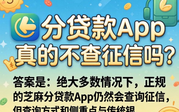 芝麻分贷款app不查征信是真的吗